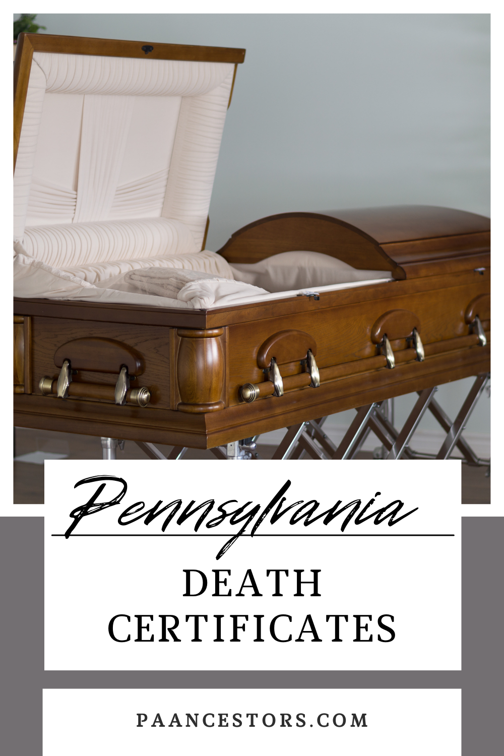 The Importance Of Death Certificates For Genealogical Research   PA Death Certificates Pin 