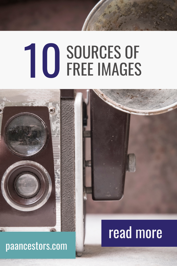 10 Sources of Copyright Free Images for FamilyHistory