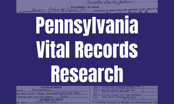 Vital Records Research: Substitutes for Vital Records